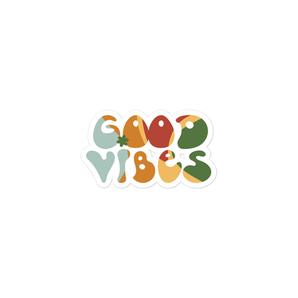 "Good Vibes" Bubble-free stickers